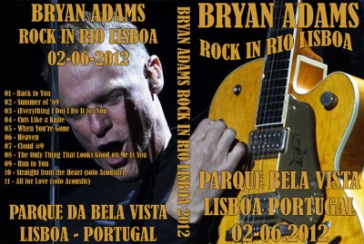 BRIAN ADAMS - 2012 ROCK R. LISBOA