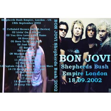 BON JOVI - 2002 SHEPHERDS